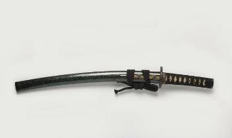 Short sword (wakizashi) blade and mounting