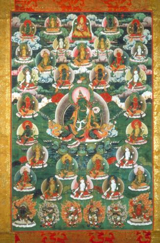 The Buddhist deity Green Tara