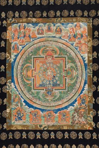 Mandala of the Buddhist deity Ushnisha-sitatapatra