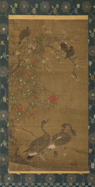Geese, Birds and Flowers