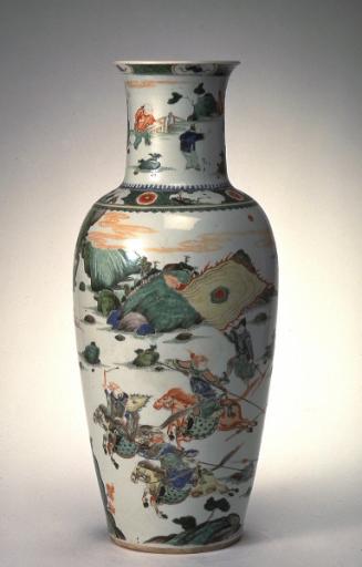 Vase with battle scene