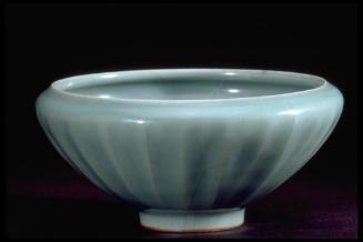 Bowl with lotus petals