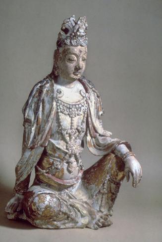 The bodhisattva Avalokiteshvara (Guanyin) in the form of Water-Moon (Shuiyue)