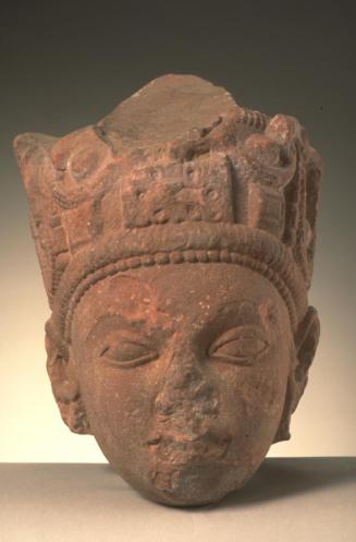 Head of an image of the Hindu deity Vishnu