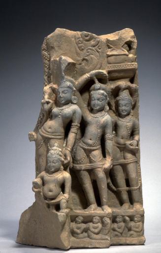 Attendents of the Hindu deity Vishnu