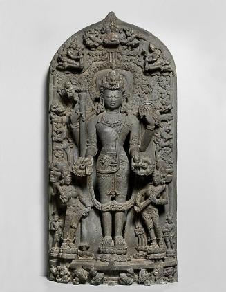 The Hindu deity Vishnu