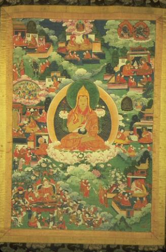 The lama Tsongkhapa