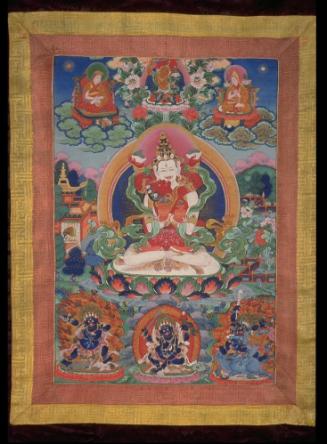 The Buddhist deities Sitasamvara and Vajrayogini