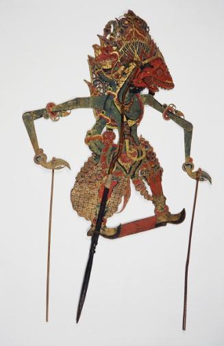 Shadow puppet of monkey king (?)