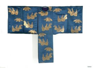 Noh robe of the hunting costume type with design of paulownia sprays