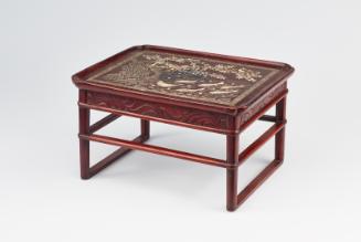Table with fish motif