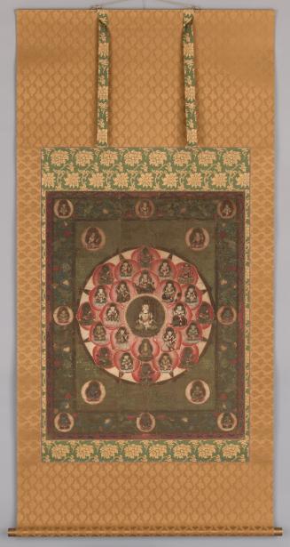 Mandala of the Buddhist deity Buddhalochani (Butsugen Butsumo)