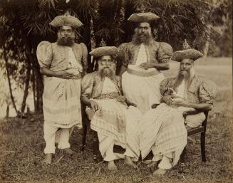 Four chieftains of Kandy, Sri Lanka