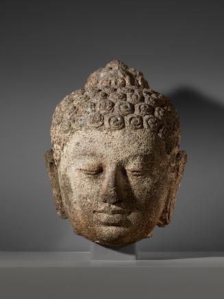 Head of a Buddha image