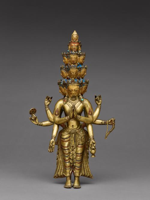 Eleven-headed bodhisattva Avalokiteshvara
