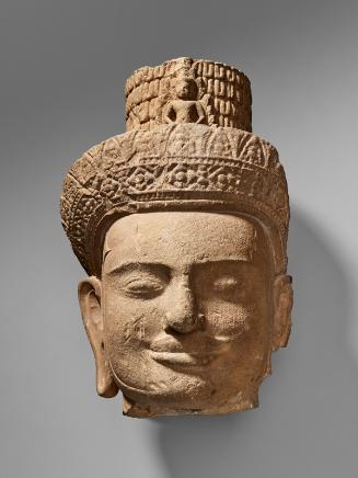 Head of an image of the bodhisattva Avalokiteshvara
