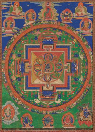 Mandala of the Buddhist deity Chandamaharoshana