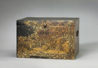 Chest with scenes from the Bhuridatta Jataka, a story of one of the last ten previous lives of the Buddha