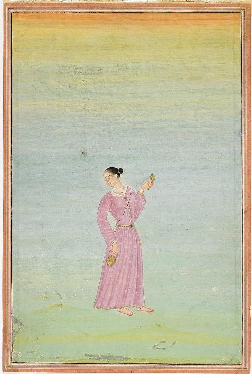 A woman in European or Persian dress