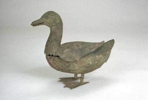 Incense burner in the shape of a duck