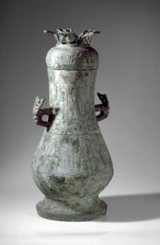 Ritual vessel (hu) with lid