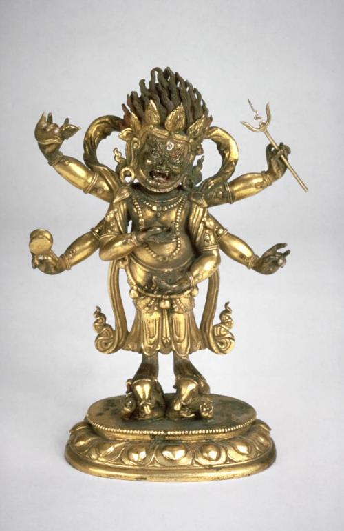 The Buddhist deity White Mahakala