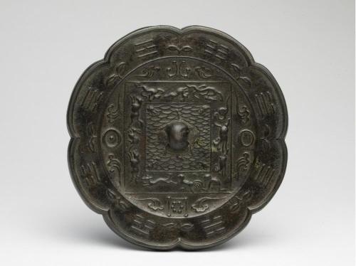 Mirror with designs of the Eight Trigrams and Twelve Animals of the Zodiac