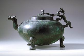 Ritual vessel (he) with lid