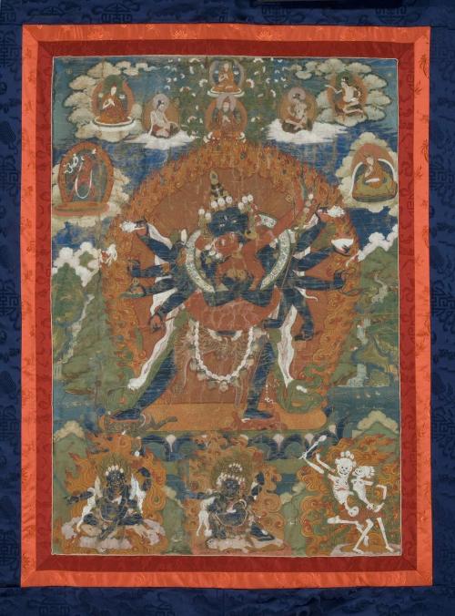 The Buddhist deity Chakrasamvara