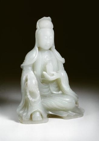 The bodhisattva Avalokiteshvara (Guanyin) holding a vase