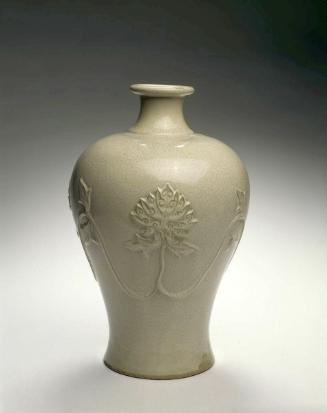 Meiping vase with lotus flowers