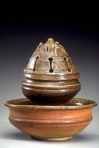 Incense burner with attached stand