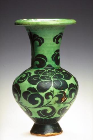 Vase with design of floral sprays