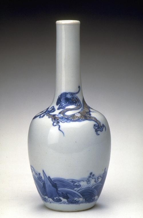 Bottle with dragon