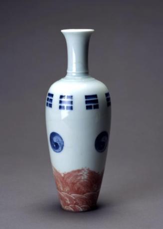 Bottle with Daoist diagrams