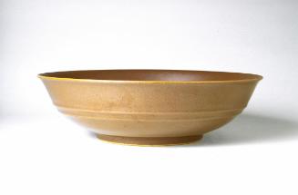 Shallow bowl, one of a pair