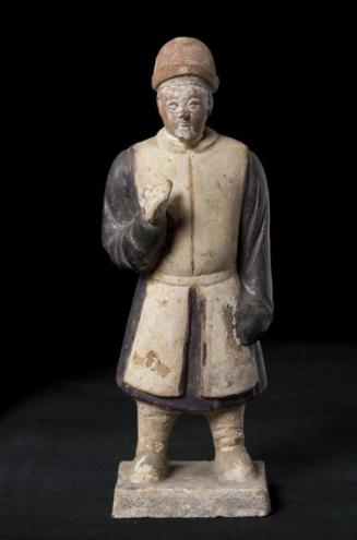 Standing man tomb figure