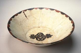 Bowl with abstract motifs