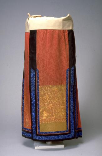 Chinese woman's wedding skirt