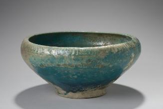 Large bowl with inverted lip