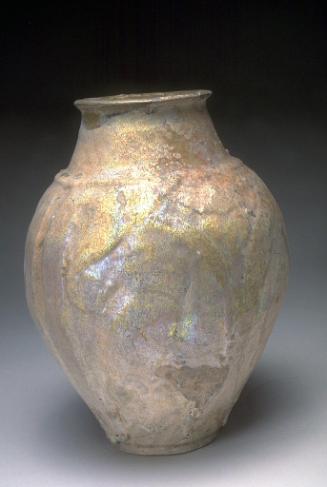 Jar with molded decoration