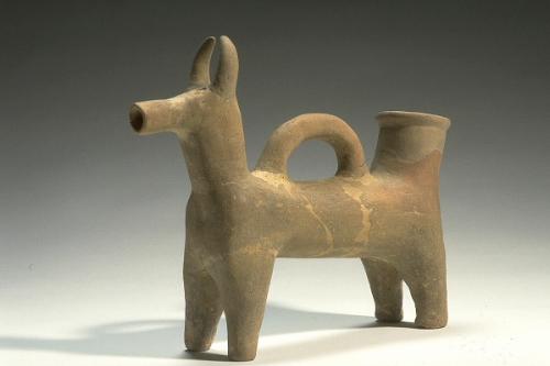 Vessel in the shape of an animal