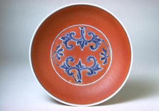 Saucer, one of a pair