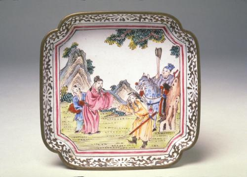 Small dish, one of a set of six