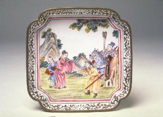 Small dish, one of a set of six