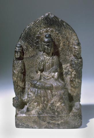 Buddha and attendants