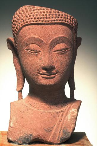 Head of a Buddha image