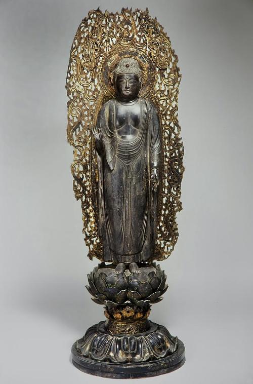 The standing Buddha Amitabha (Amida Nyorai)