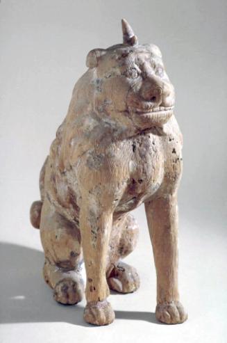 Lion-dog (komainu), one of a set of two