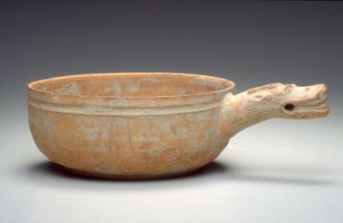 Dragon-handled bowl